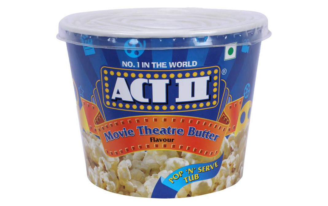 Act II Movie Theatre Butter Flavour Pop "N" Serve Popcorn Tub 130 grams GoToChef